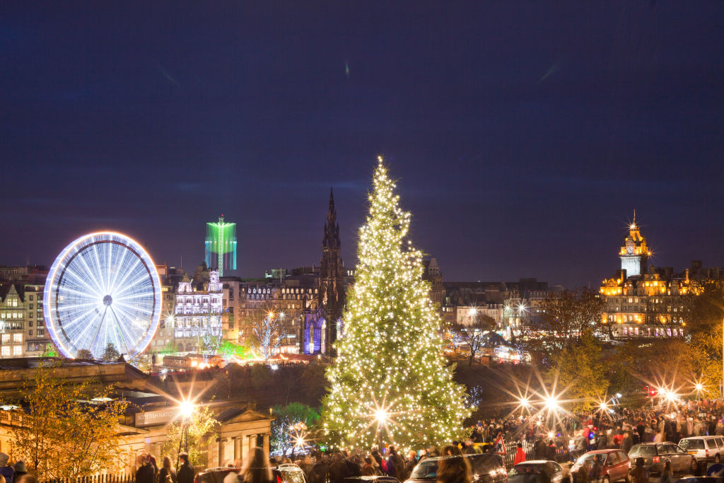 Amusement Park, Car, Christmas Tree