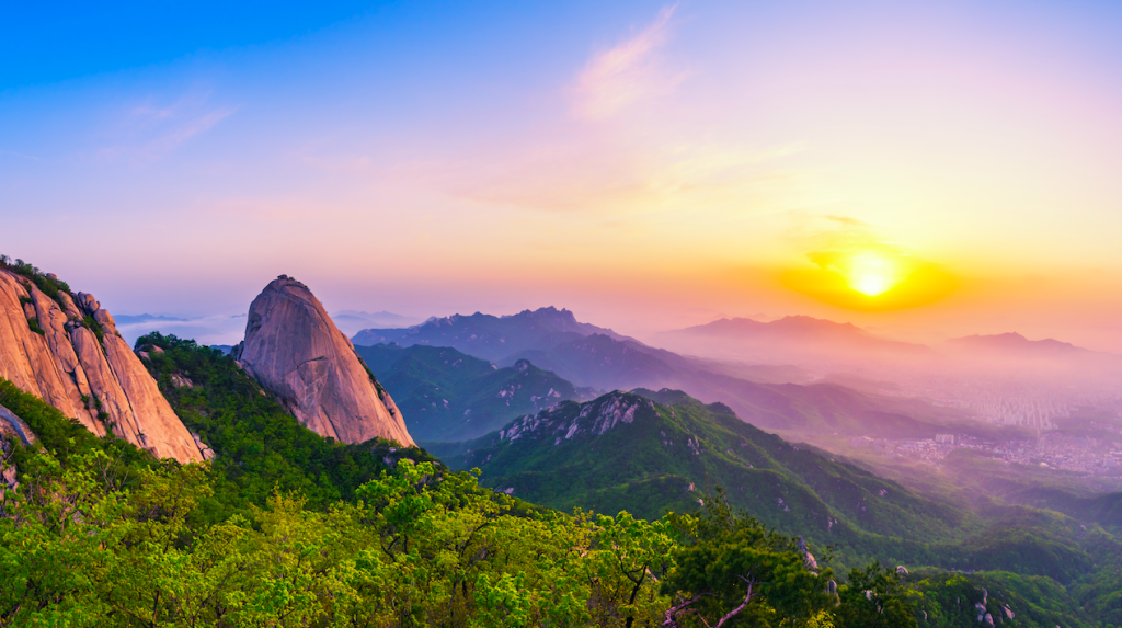 Bukhansan-Nationalpark Südkorea Natur