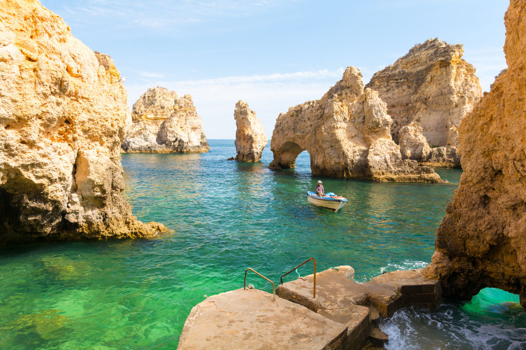 Algarve, Azure, Boat