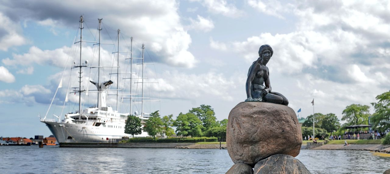 kleine Meerjungfrau Statue in Kopenhagen