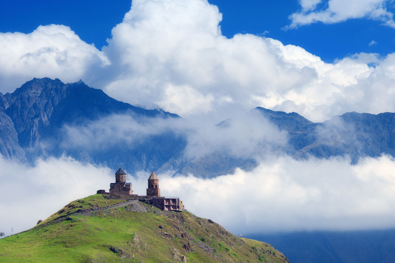 Georgien Gergeti Trinity Church