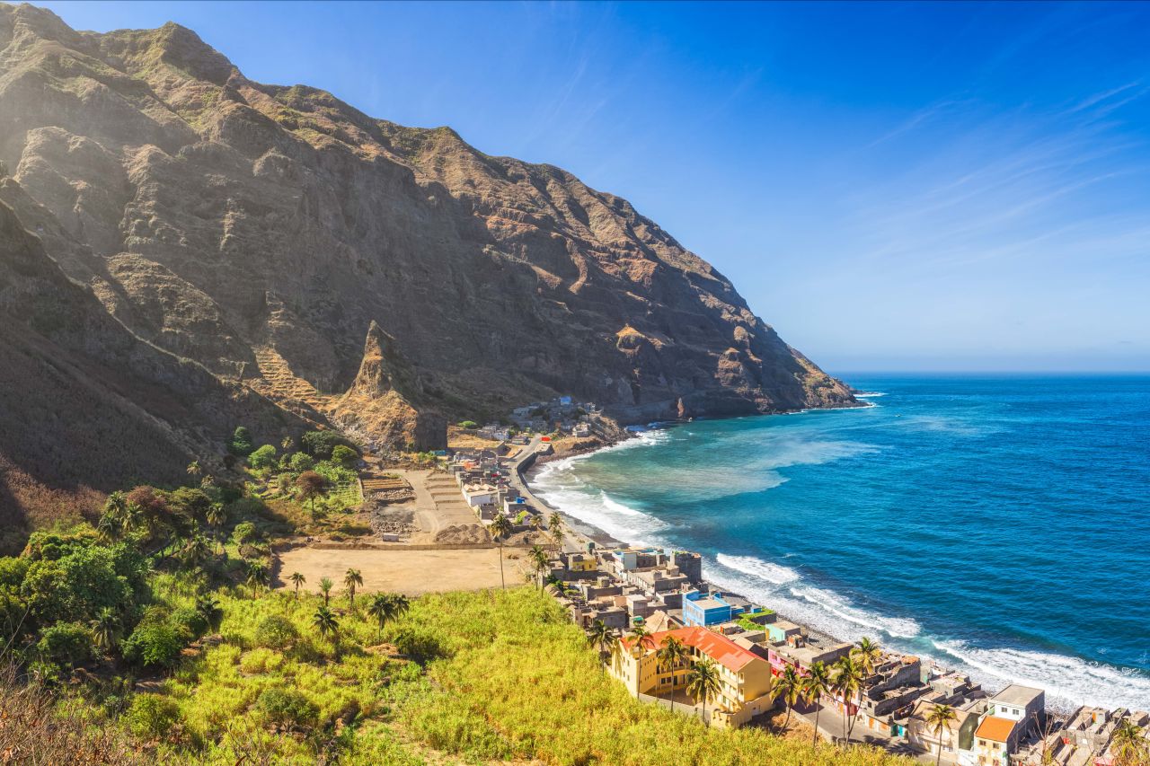 A mountain retreat and beach in Cape Verde