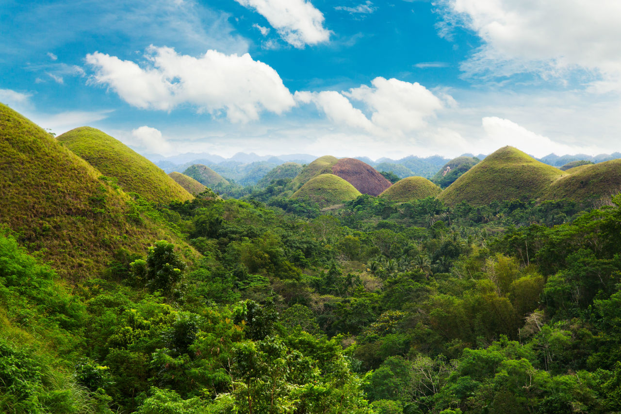 Chocolate Hills à Bohol, Philippines