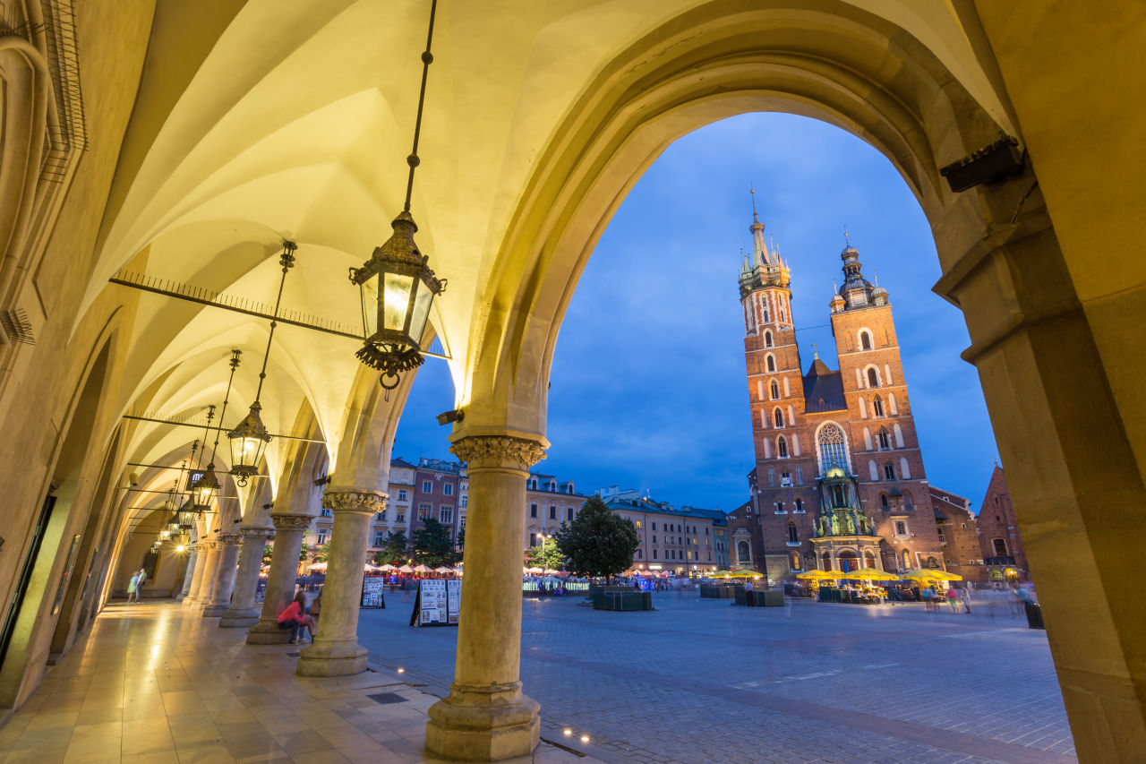 St Mary's Church in the city of Krakow