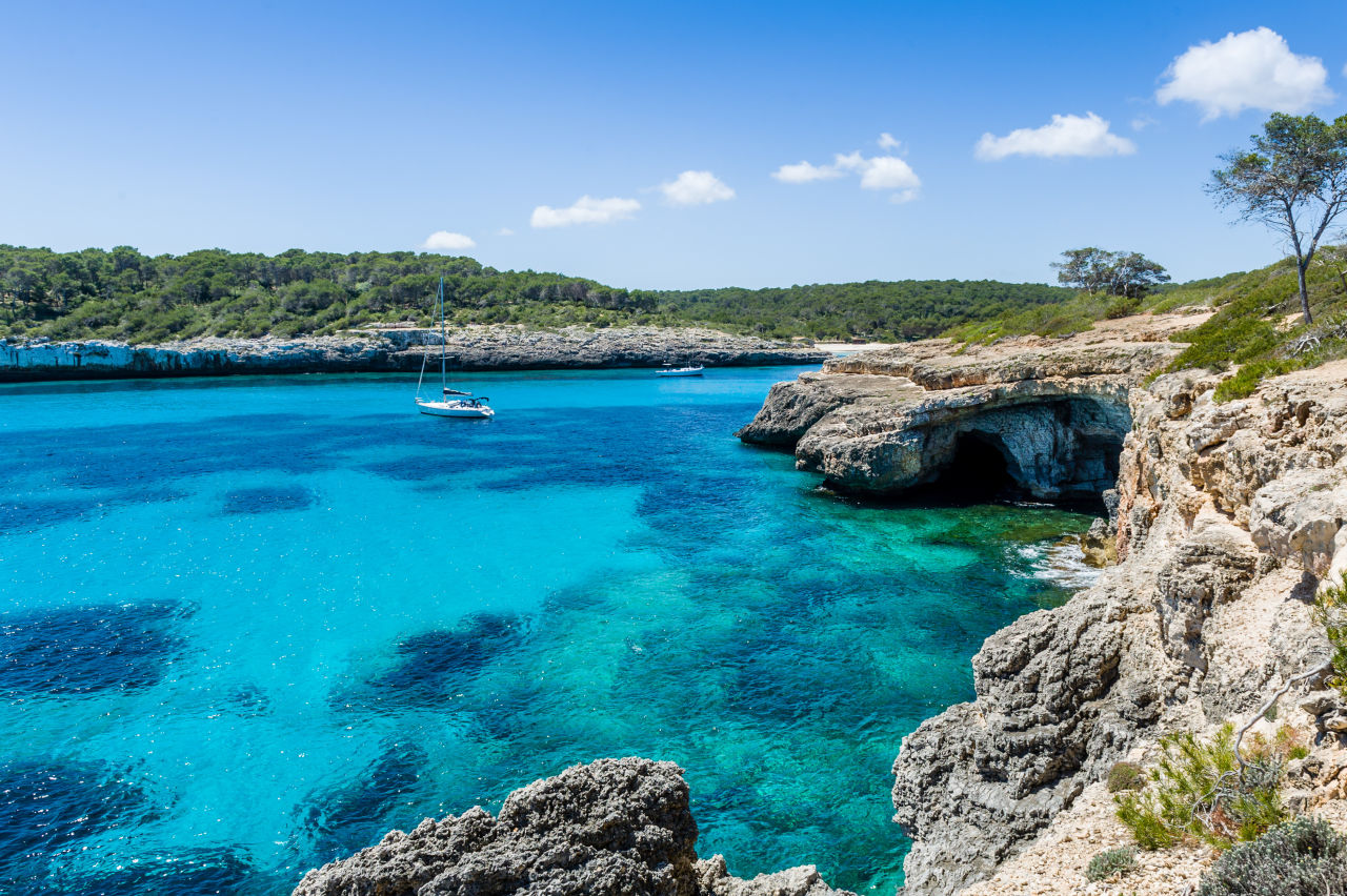 Anchorage national park in Mallorca