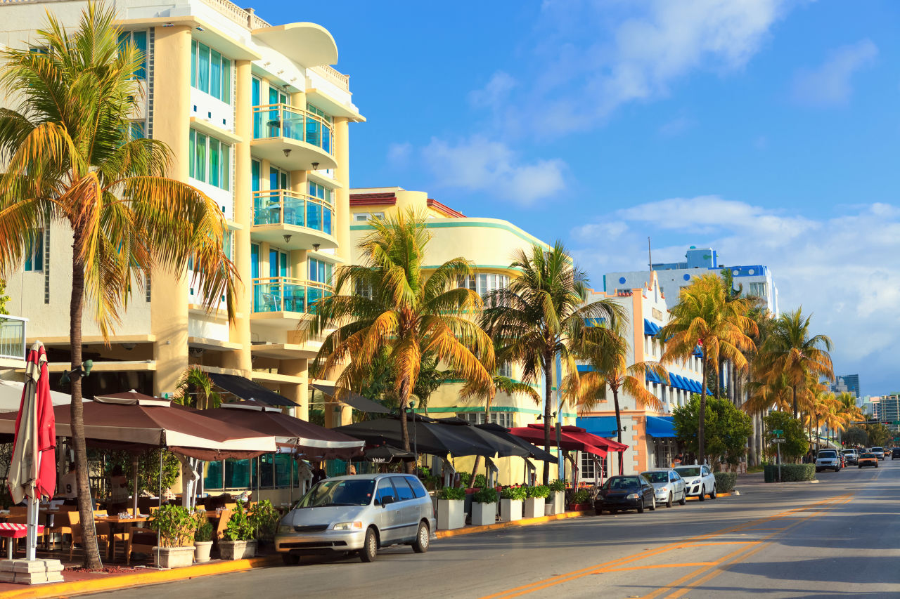 Ocean Drive in South Beach