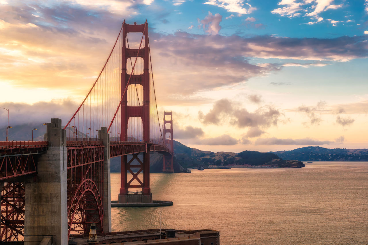 Golden Gate Bridge in San Francisco