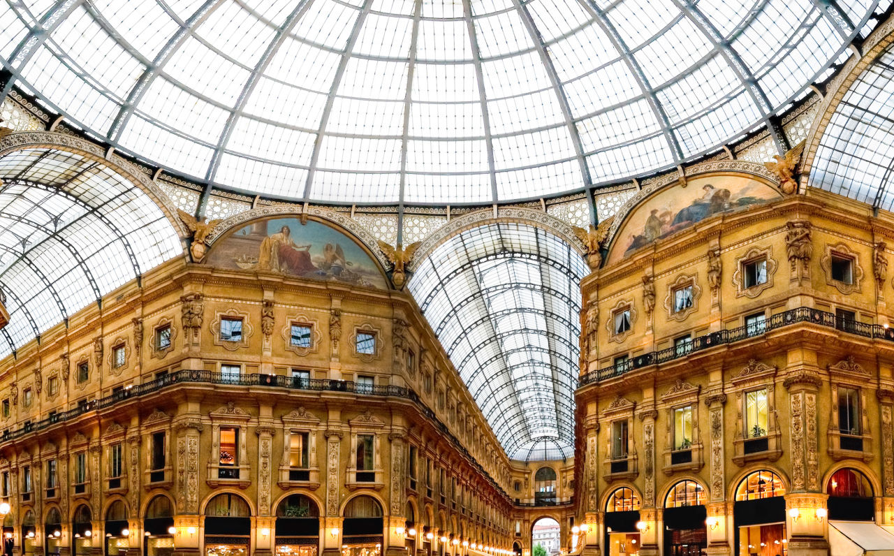 Shoppingcenter in Mailand, Italien