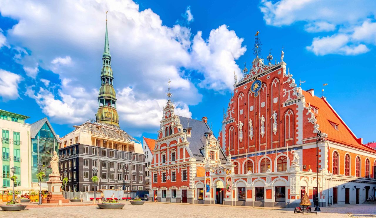 Altstadt in Riga, Lettland