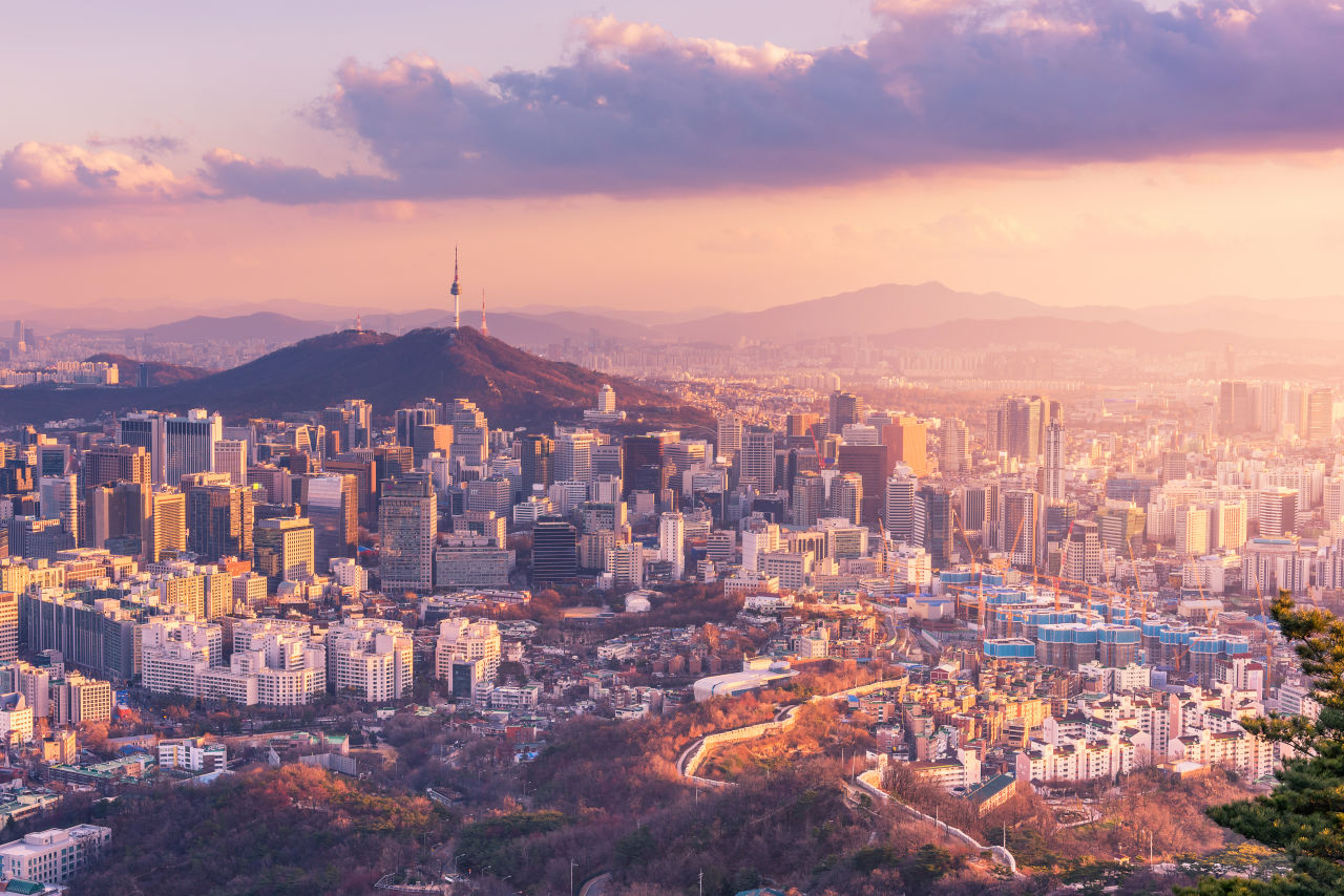 Seoul Südkorea Ausblick Stadt