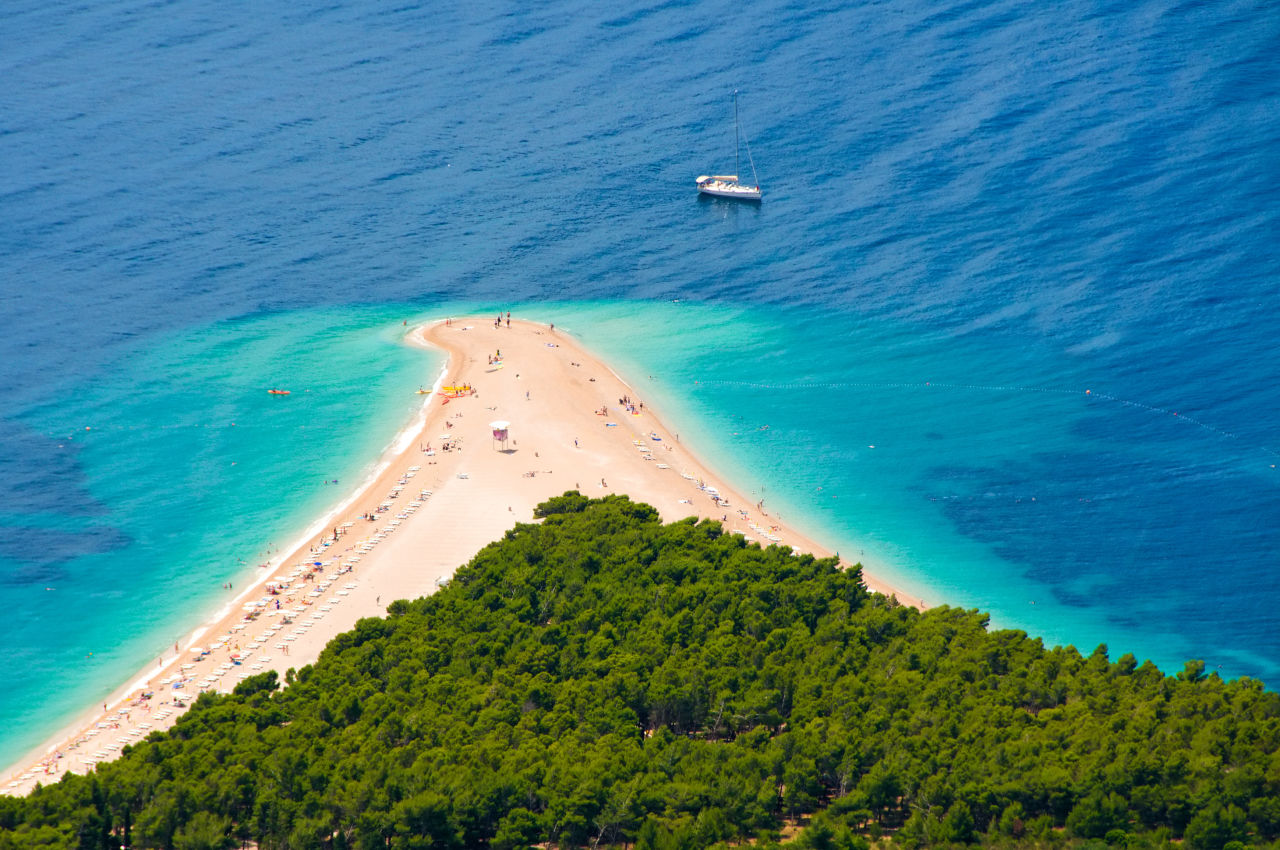 plage en Croatie