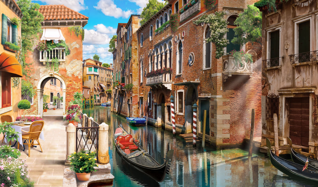 Gondelfahrt Venedig ITALIEN