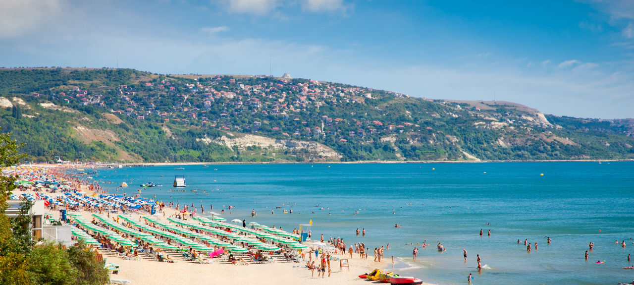 Goldstrand in Varna, Bulgarien