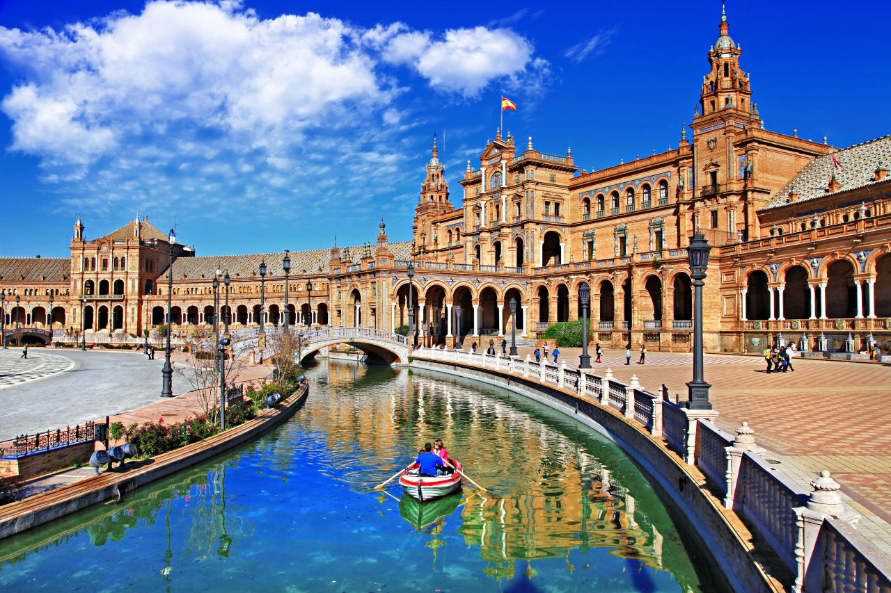 Plaza de Espana, Sevilla Spanien