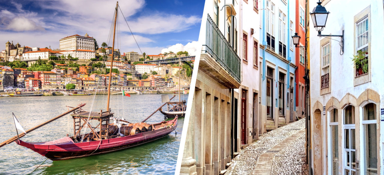 Het oude centrum van de Portugese stad Coimbra