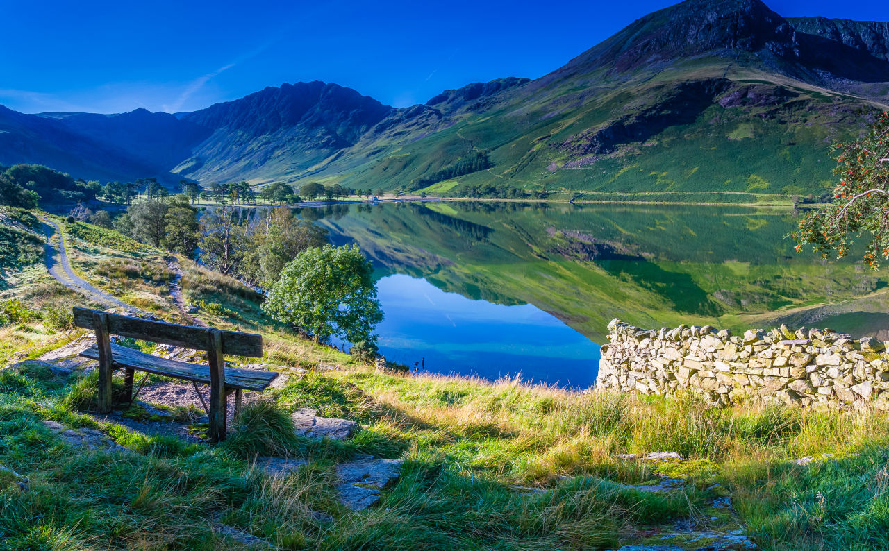 Buttermere near the Lake district is perfect for a family holiday
