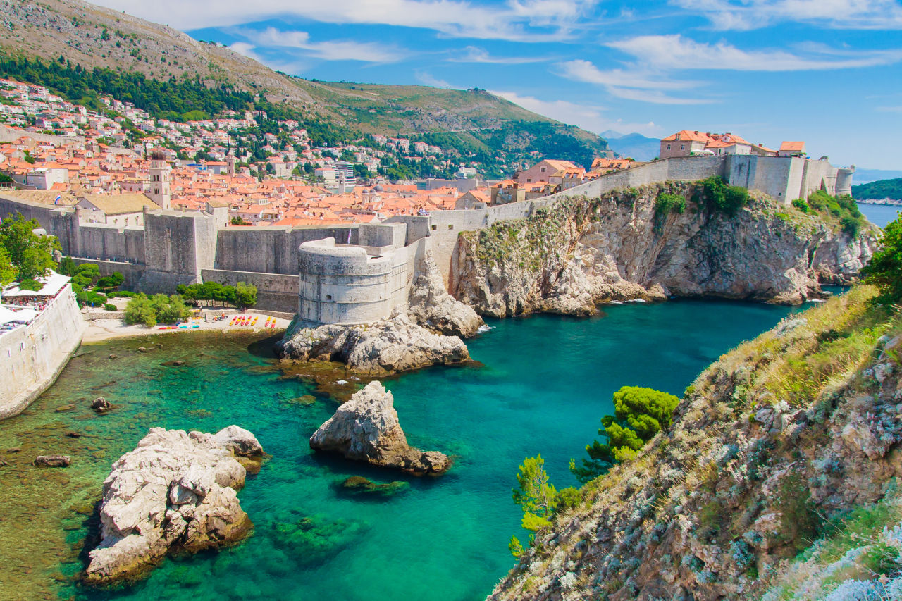 Dubrovnik Stadt am Meer Kroatien