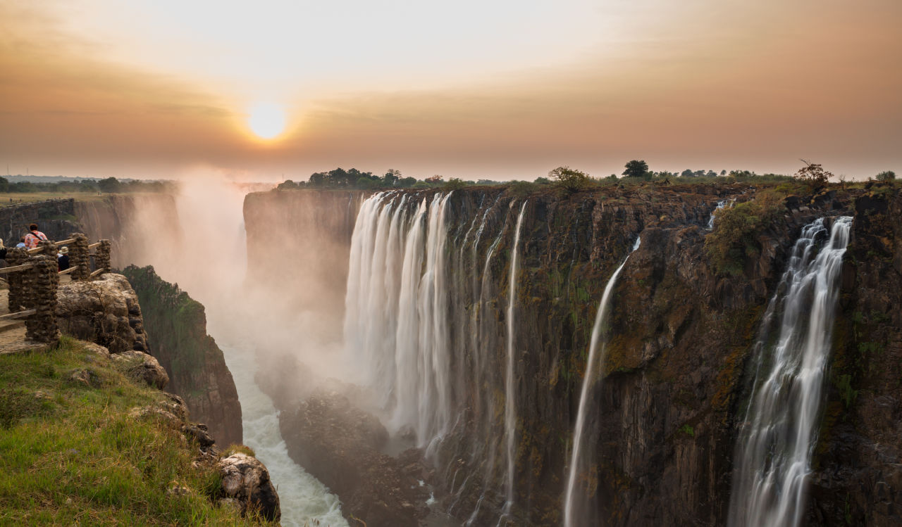 Victoria falls in Zimbabwe