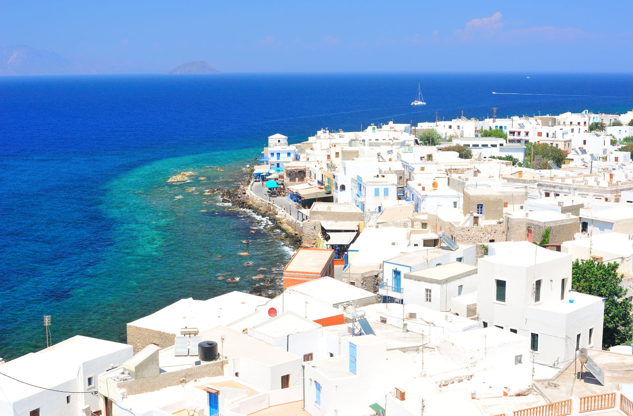 Vue sur Kos en Grèce