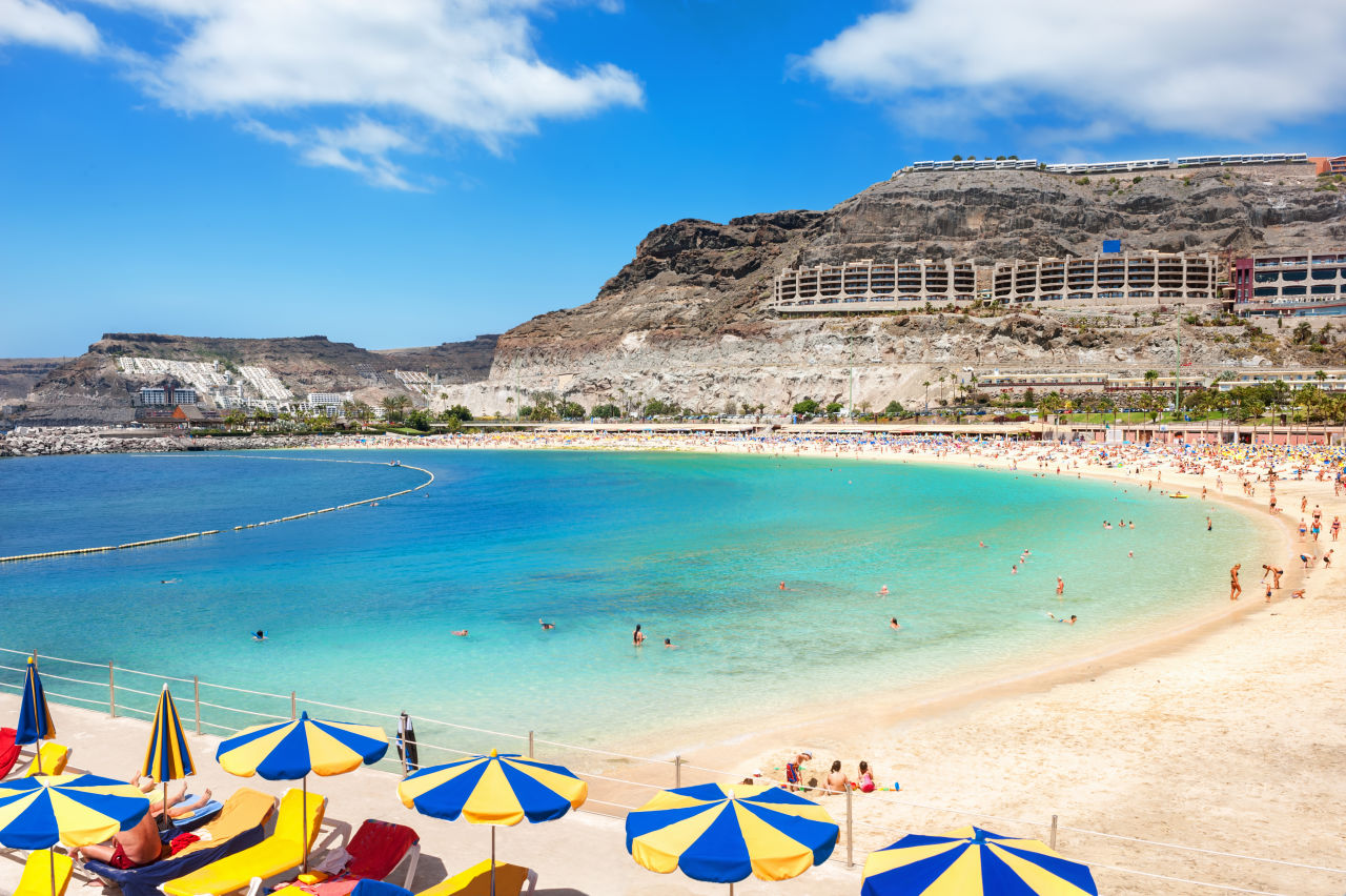 Gran Canaria Strand Bucht SOmmer