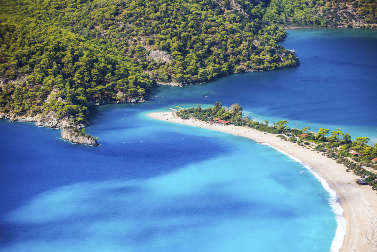 Oludeniz Strand im Sommer, Türkei