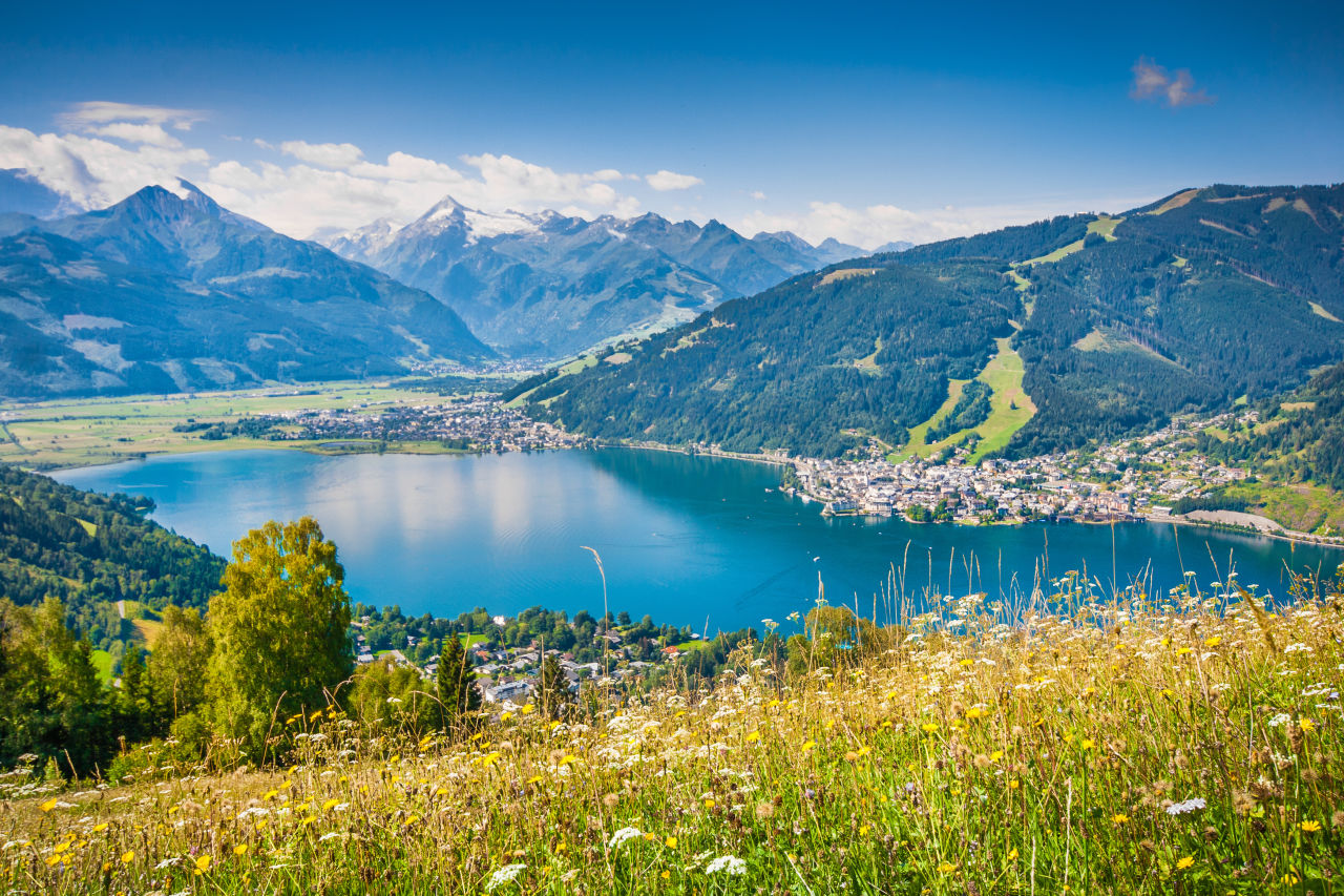 Zell am See im Salzburger Land, Österreich