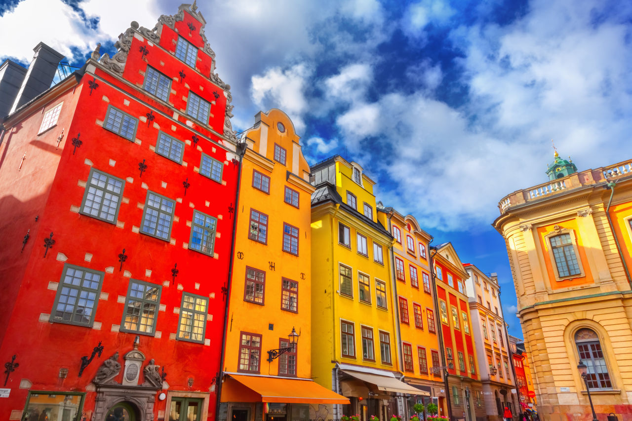 Gamlastan in Stockholm. Schwedem