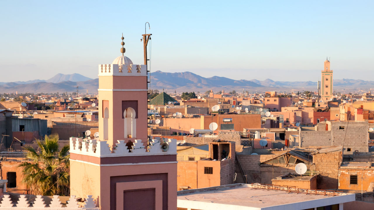 Vue panoramique sur Marrakech, Marco