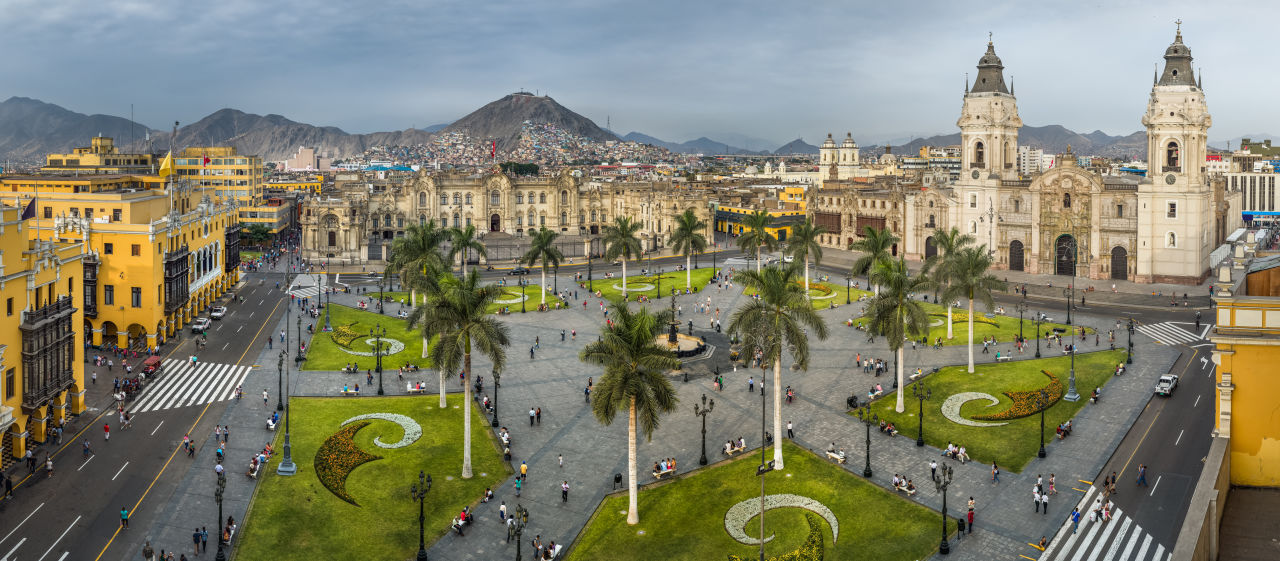 Panoramic View of Lima Square