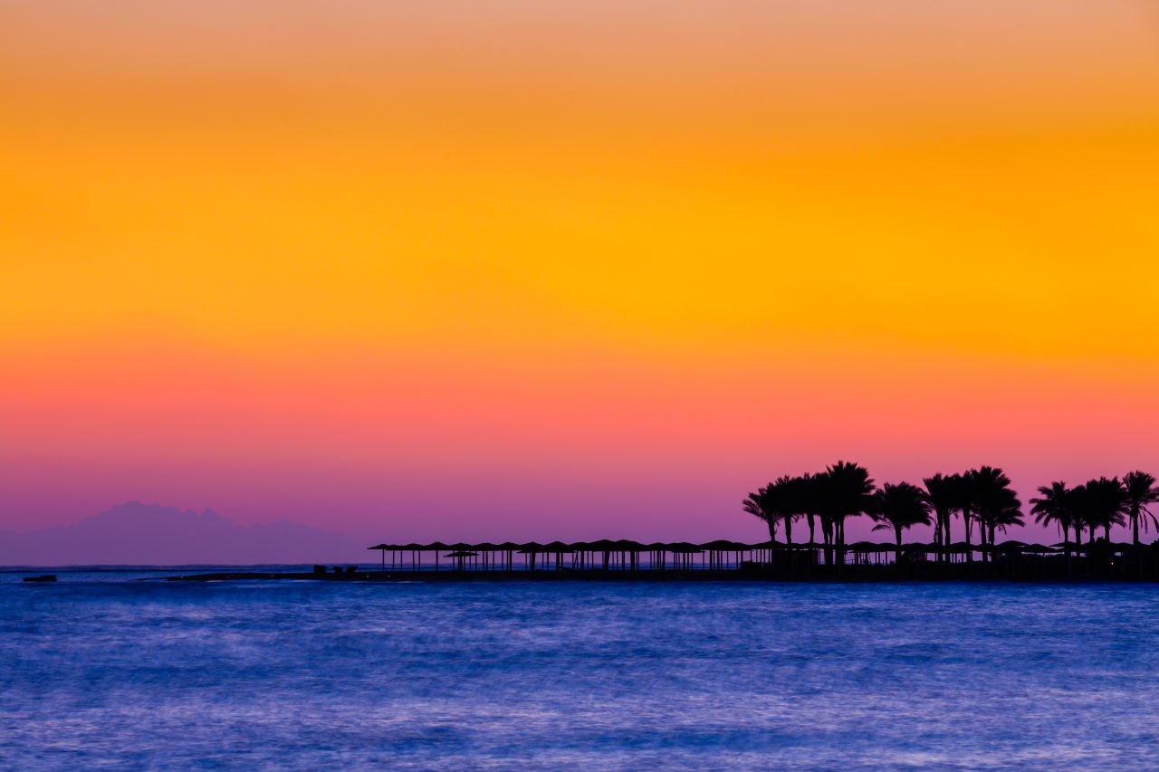 Sonnenaufgang in Sharm El Sheikh, Ägypten