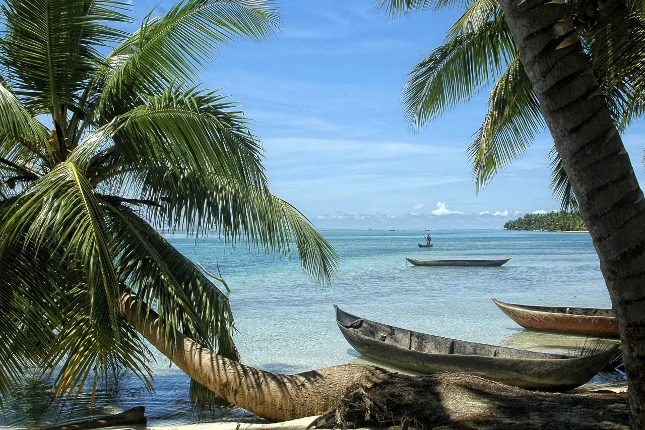 Madagaskar Afrika Strand Palmen Meer