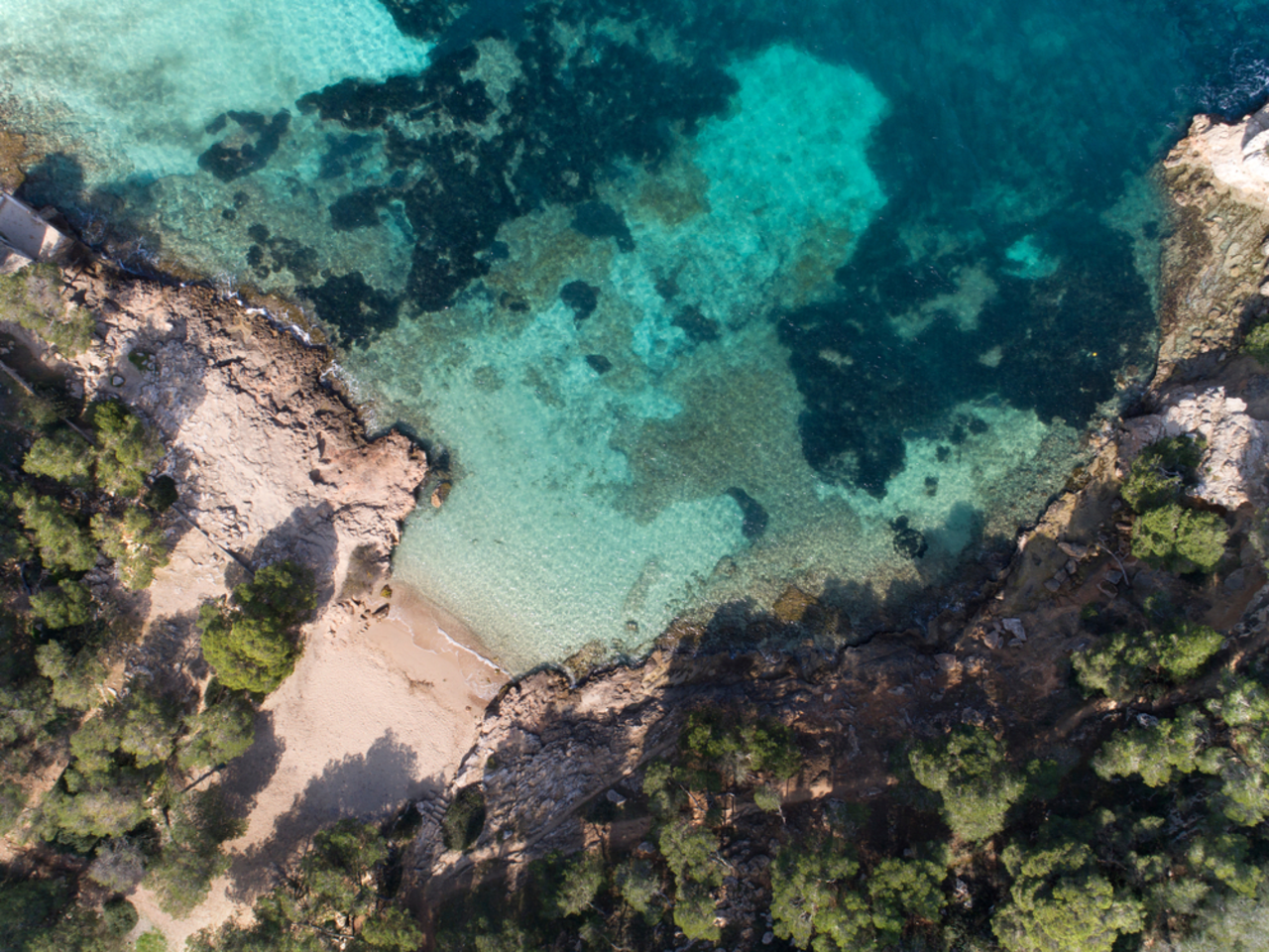 Bucht in Portals Vells, Mallorca