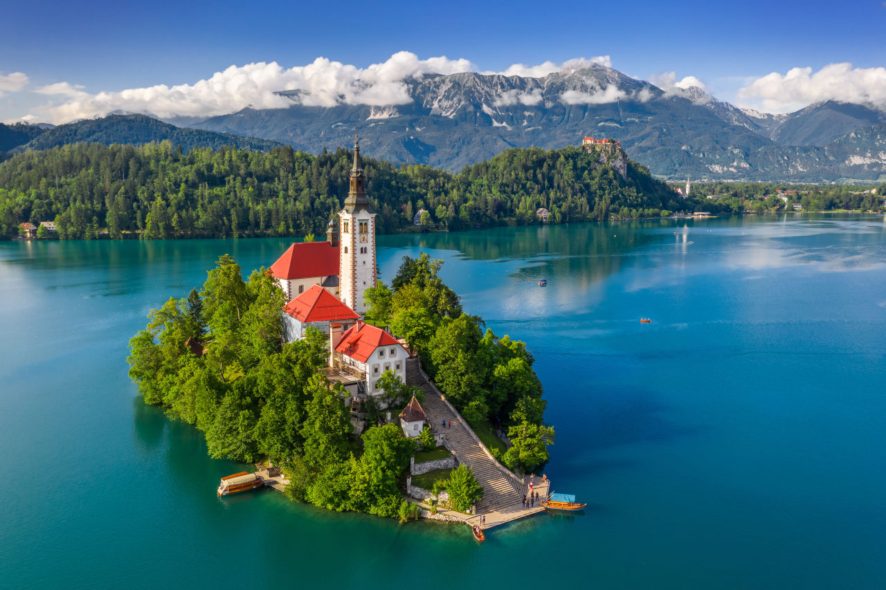 Lake Bled near Ljubljana, Slovenia