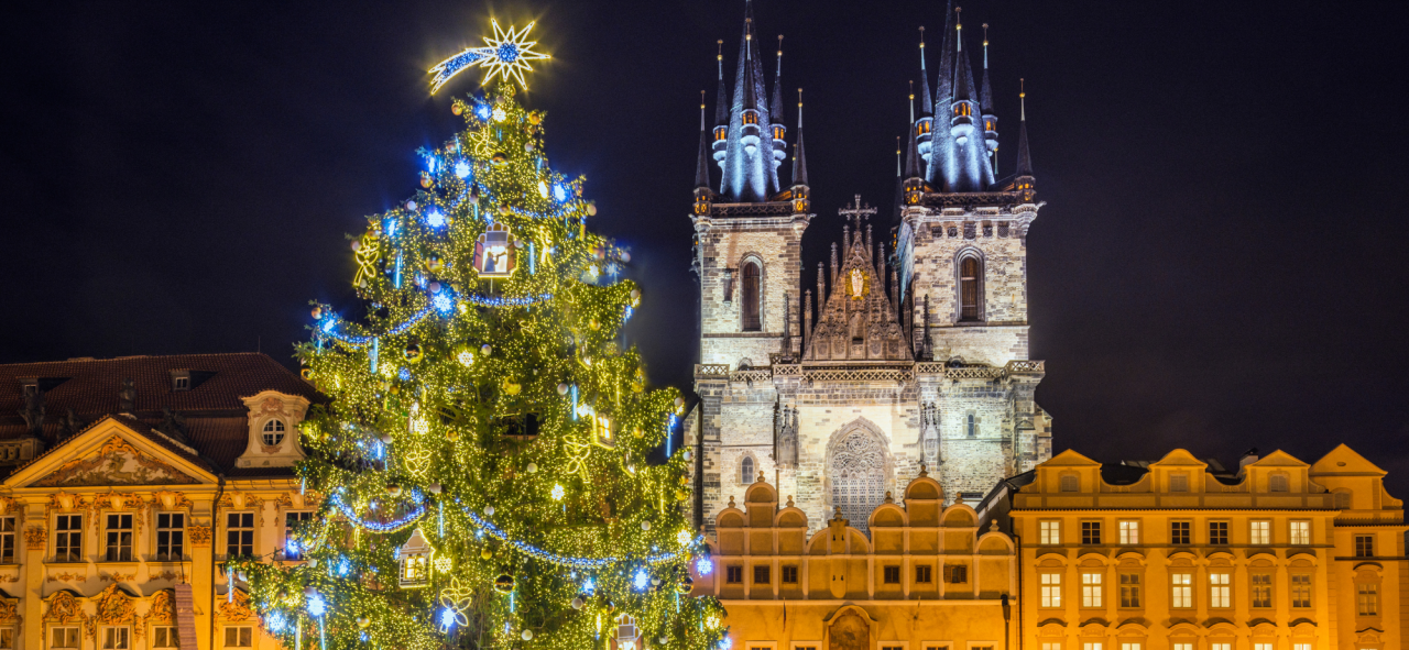 De leukste kerstmarkt in het centrum van Praag, Tsjechië.