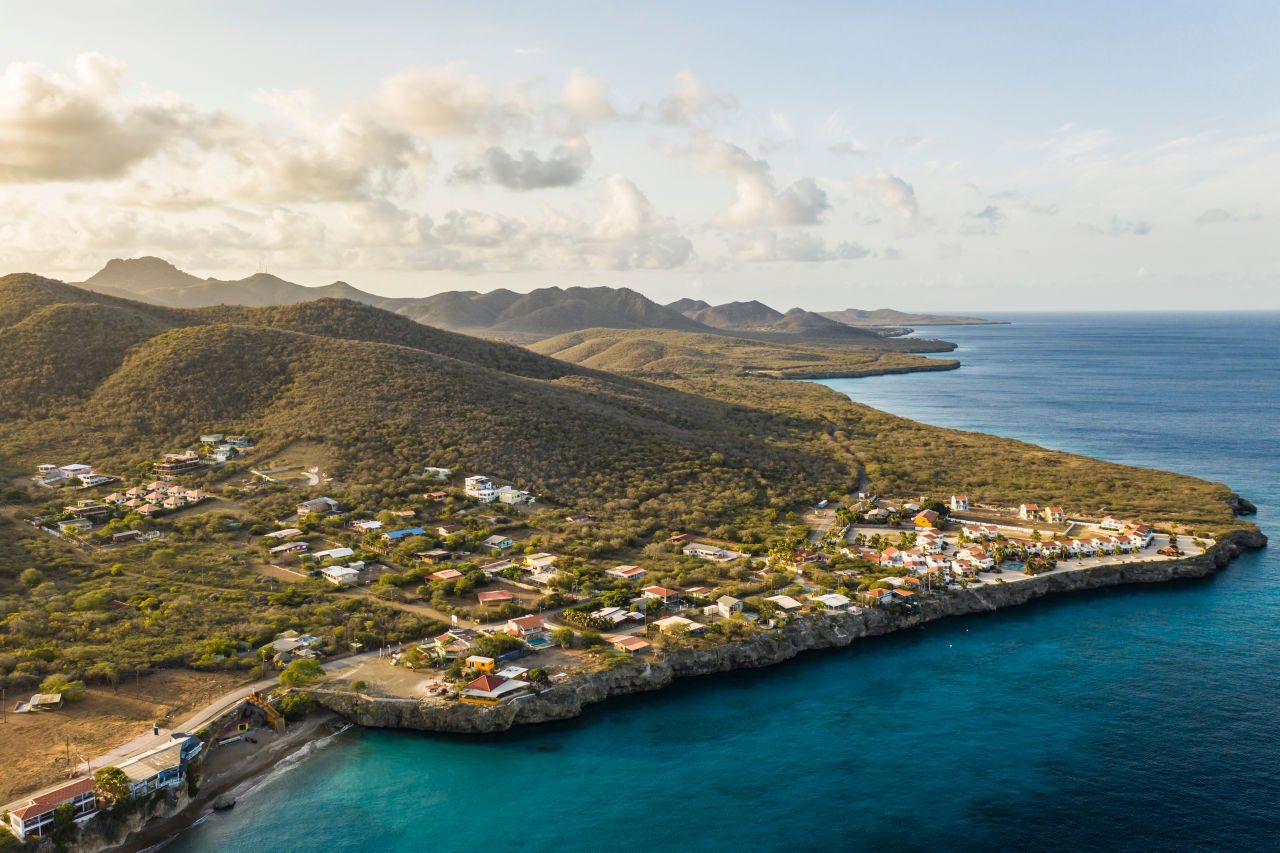 Curacao overhead shot