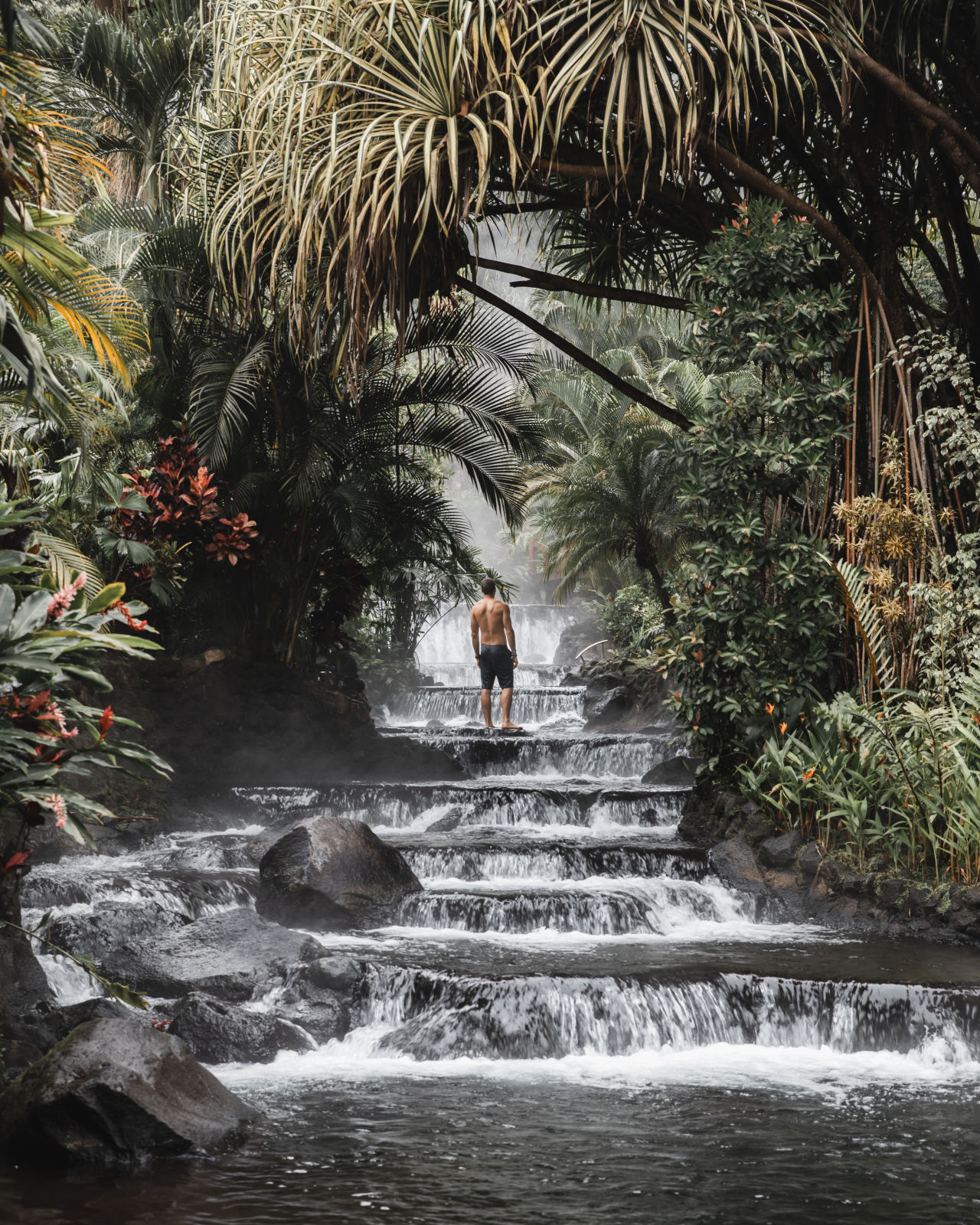 Man in Arenal, Costa Rica