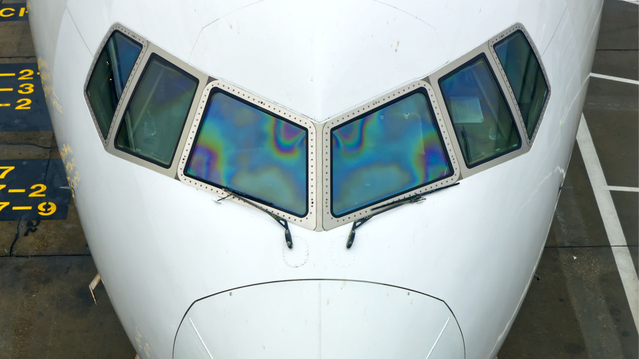 Front of airplane