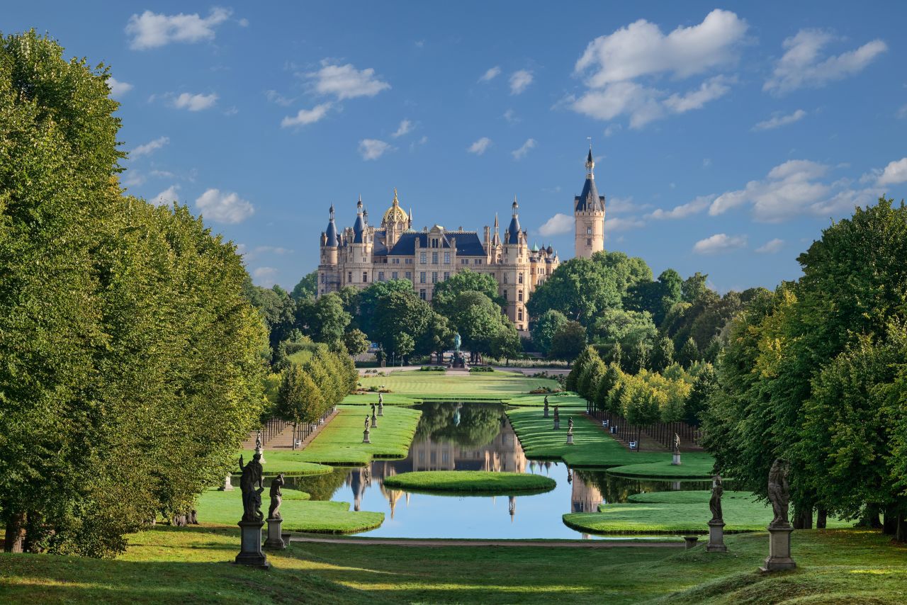 Schwerin Castle in Germany