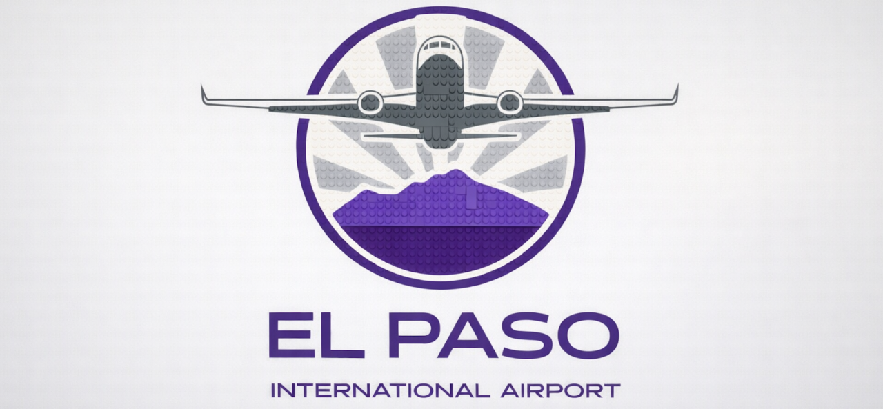 Offical Logo of the El Paso International Airport in Texas -  FAA Grounds All Flights at El Paso International Airport for 10 Days