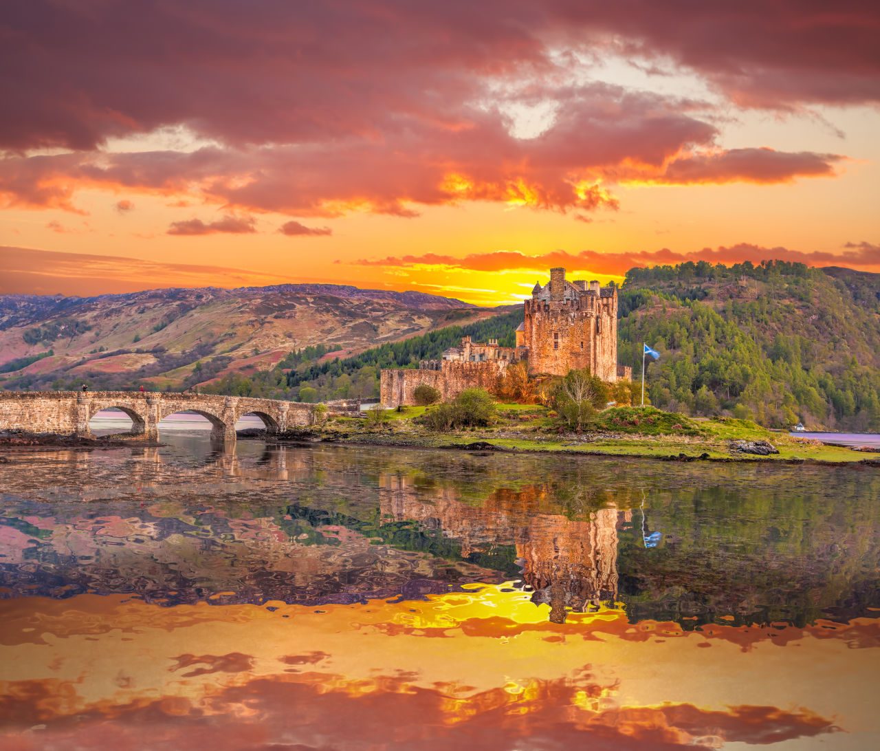 Eilean Donan - Disneyland's 70th Celebration Is Still Happening — See the Real Castles That Inspired the Magic