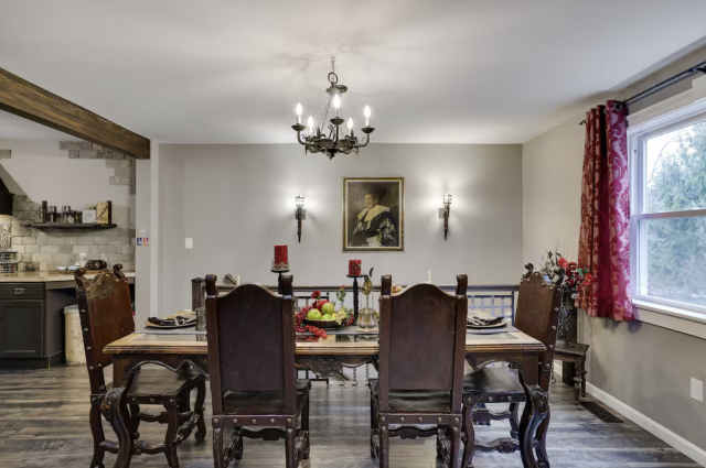 Medieval dining room