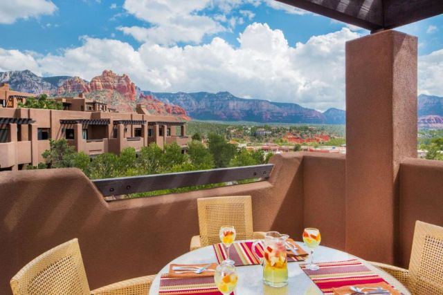 Hyatt Vacation Club at Piñon Pointe balcony views