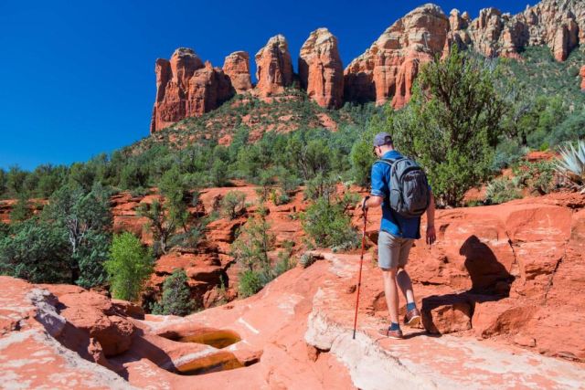 Hiker in Sedona