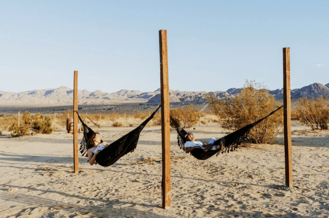 Hammocks in Joshua Tree