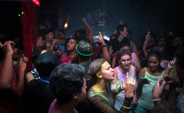 Dancing at a nightclub in Berlin