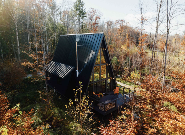 Maine Cabin Rental Exterior