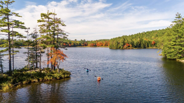 Kayaks at Maine Cabin Rental