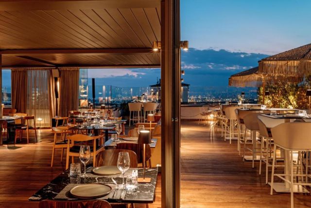 Brown Acropol Athens Rooftop Restaurant