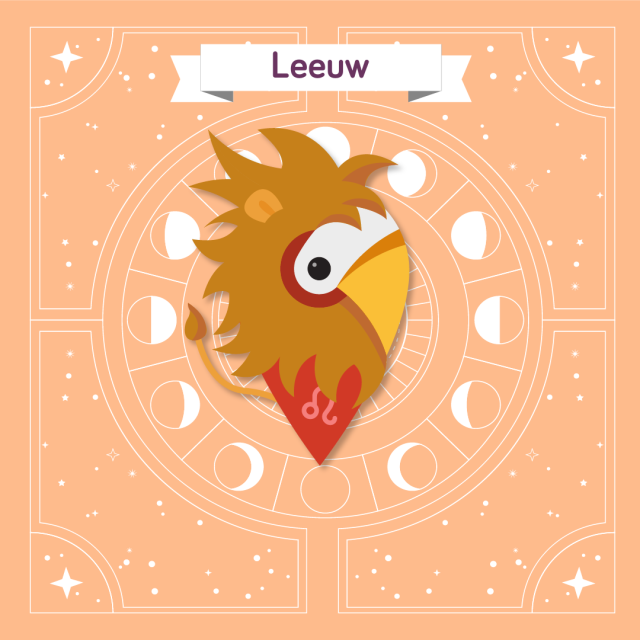 Ruby als het sterrenbeeld leeuw.