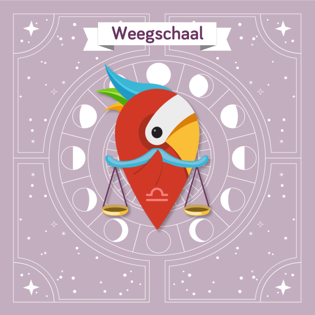 Ruby als het sterrenbeeld weegschaal.